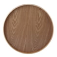 thumbnail image 1 of Bandeja de Madera Jadeshay Para servir Redonda 37,5 cm color Negro, 1 of 8