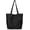Black, variant on Corduroy Tote Bag for Women with Zipper, Large Bag Handbag for Work School Shopping Travel Gym Vacation