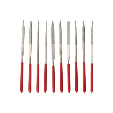 

Feiruifan 10Pcs/Set File Set Wear-proof High Hardness DIY Complete Specifications Needle Rasp Set for Wood