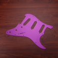 thumbnail image 4 of Guitarra Pickguard Scratch Plate 11 Agujeros con Tornillo Aluminio Metal Morado Reemplazo para  Mexicano / Americano Estándar Moderno CUTICAT  Placa de rayado del golpeador, 4 of 8