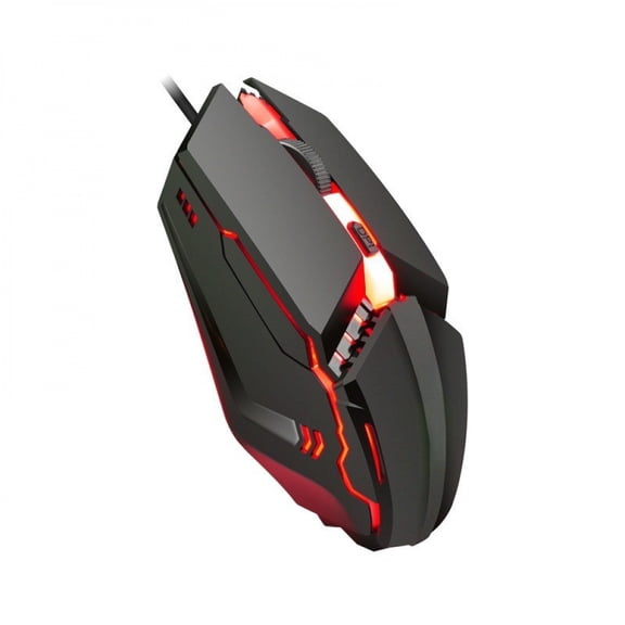 WULIHUA Wired Gaming Mouse, 7‑Button RGB Backlit Ergonomic Mouse for PC Laptop Gaming & Daily Office Use