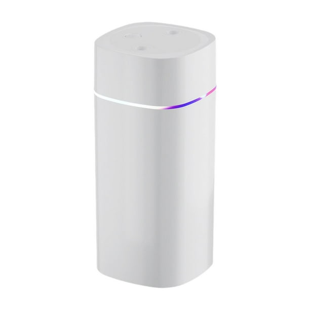 Humidificador de escritorio Humidificador de aire Difusor de aroma con luz de ambiente 600 ml Bajo Blanco