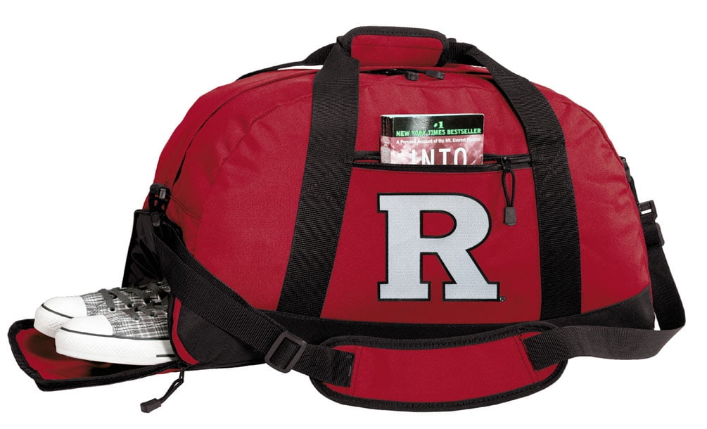 Broad Bay Rutgers University Gym Bags Rutgers Duffle Bag WITH SHOE POCKET! by