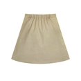 thumbnail image 3 of Girls Skirt Beige Pleated Bow Tie Back School Uniform 6 Years, 3 of 5