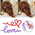thumbnail image 5 of LOVE Ladies border Día de San Valentín Navidad suéter pinzas para el cabello para damas Textura de alta calidad 2 piezas, 5 of 5
