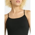 thumbnail image 4 of No Boundaries Cropped Shelf Bra Cami Top, Women's, 4 of 5