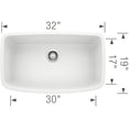 thumbnail image 6 of BLANCO VALEA Super Single Undermount - Biscuit, 6 of 7