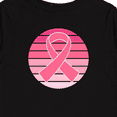 thumbnail image 4 of Inktastic Breast Cancer Pink Ribbon Retro Girls Long Sleeve Toddler T-Shirt, 4 of 5