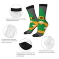 thumbnail image 3 of KLL Spring St Patrick’S Day Irish Gnomes Print Cool Socks Men's Women's Crew Socks Funny Crazy Novelty Stockings, 3 of 6