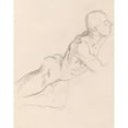 thumbnail image 3 of John Singer Sargent 15x18 Black Modern Framed Museum Art Print Titled - Study of Eros for Eros and Psyche, Relief Decoration, Rotunda, Museum of Fine Arts,&nbsp;Boston (ca.&nbsp;1917-21), 3 of 5