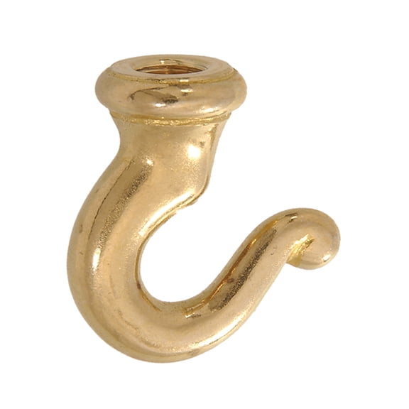 B&P Lamp® 1 3/4 Inch Cast Brass Hook