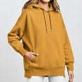 thumbnail image 2 of Timegard Hoodies for Women Drawstring Sweatshirts Pullover Fall Fashion Long Sleeve Tops with Pockets, 2 of 8