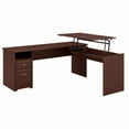 thumbnail image 2 of Cabot Modern 72W 3 Position Sit to Stand L Shaped Desk in Harvest Cherry, 2 of 8