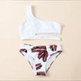 thumbnail image 6 of Girls Swimsuits 2 Piece Bathing Suits Two Piece Tankini with Adjustable Ties Bottoms for Beach Swimwear 5-6 Years, 6 of 8