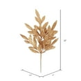 thumbnail image 2 of Vickerman 22" Copper Glitter Bay Leaf Artificial Christmas Spray. Includes 6 sprays per pack., 2 of 2