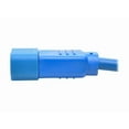 thumbnail image 4 of Tripp Lite 2ft Heavy-Duty Power Extension Cord (IEC-320-C14 to 320-C13), Blue, 4 of 4