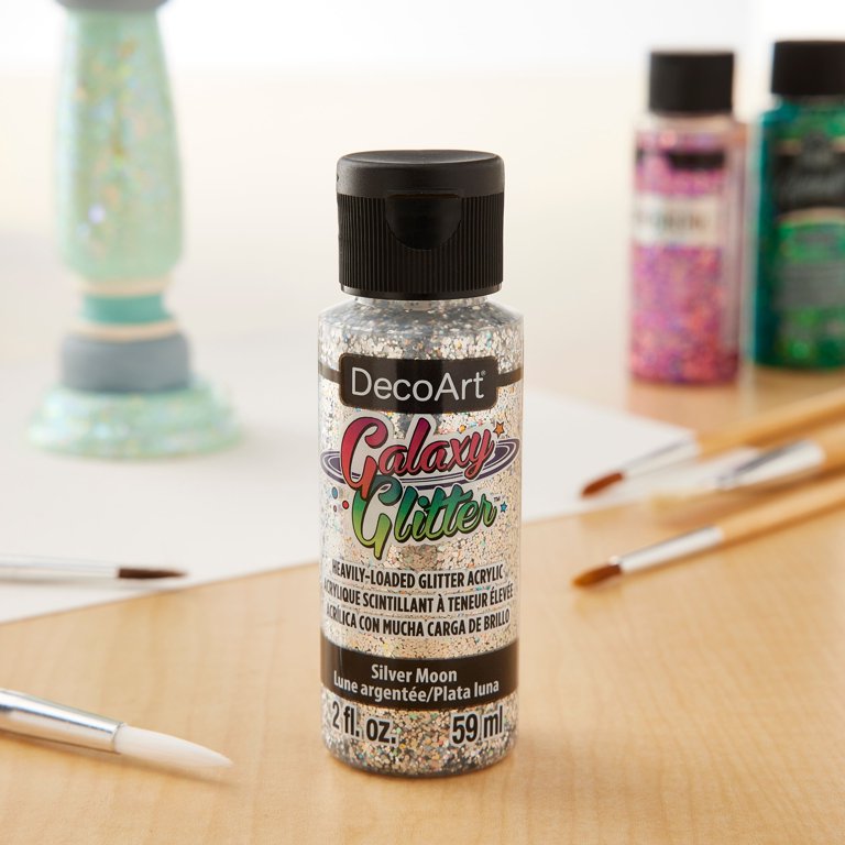 DecoArt Galaxy Glitter Paint - Red Nebula, 2 oz