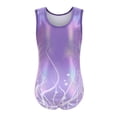 thumbnail image 3 of WIBACKER Sleevless Gymnastics Leotards for Girls Sparkly Dance Unitards Biketards Tumbling Activewear 5-12Y, 3 of 4