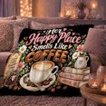 thumbnail image 6 of Coffee Lover'S Reading Nook, Playful Food Art Scene, Warm Flannel Blanket for Living Room and Reading Nook with Detailed Artwork, Art Lovers Birthday Gift, Playful Home Decor, 6 of 9