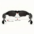 thumbnail image 3 of Unisex Wireless Smart Glasses Headphones - Noise Canceling, Stereo Sound, Call/Nav, USB Charging, Drive/Cycling, 3 of 11