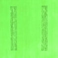 thumbnail image 1 of Ahgly Company Indoor Square Solid Green Modern Area Rugs, 7' Square, 1 of 4