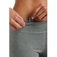 thumbnail image 4 of Fishers Finery Women's Ecofabric Straight Leg Yoga Pant; Moisture Wicking Breathable Fabric (Light Heather Gray, XS), 4 of 6