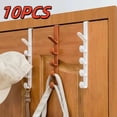 thumbnail image 2 of Colgador de Puerta Portátil, Gancho Multifuncional de Cinco Secciones, Puerta del Hogar, Bolsa para Abrigos, Gancho para Almacenamiento de Ropa, Gancho para Toallas de Baño, 2 of 6