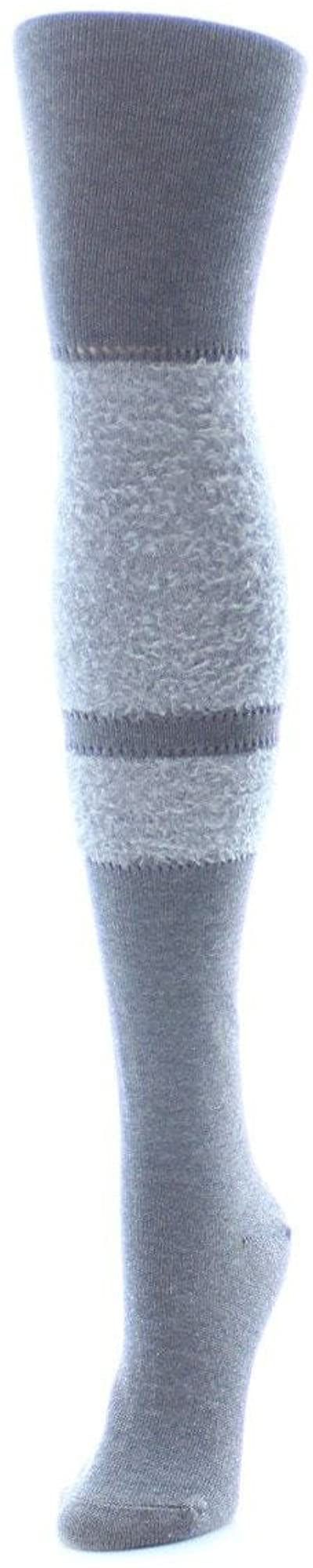 Legmogue Fuzzy Lush Sweater Tights Gray 