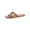 Bronze Bling, variant on Womens Peytton Square Toe Slip On Slide Sandals