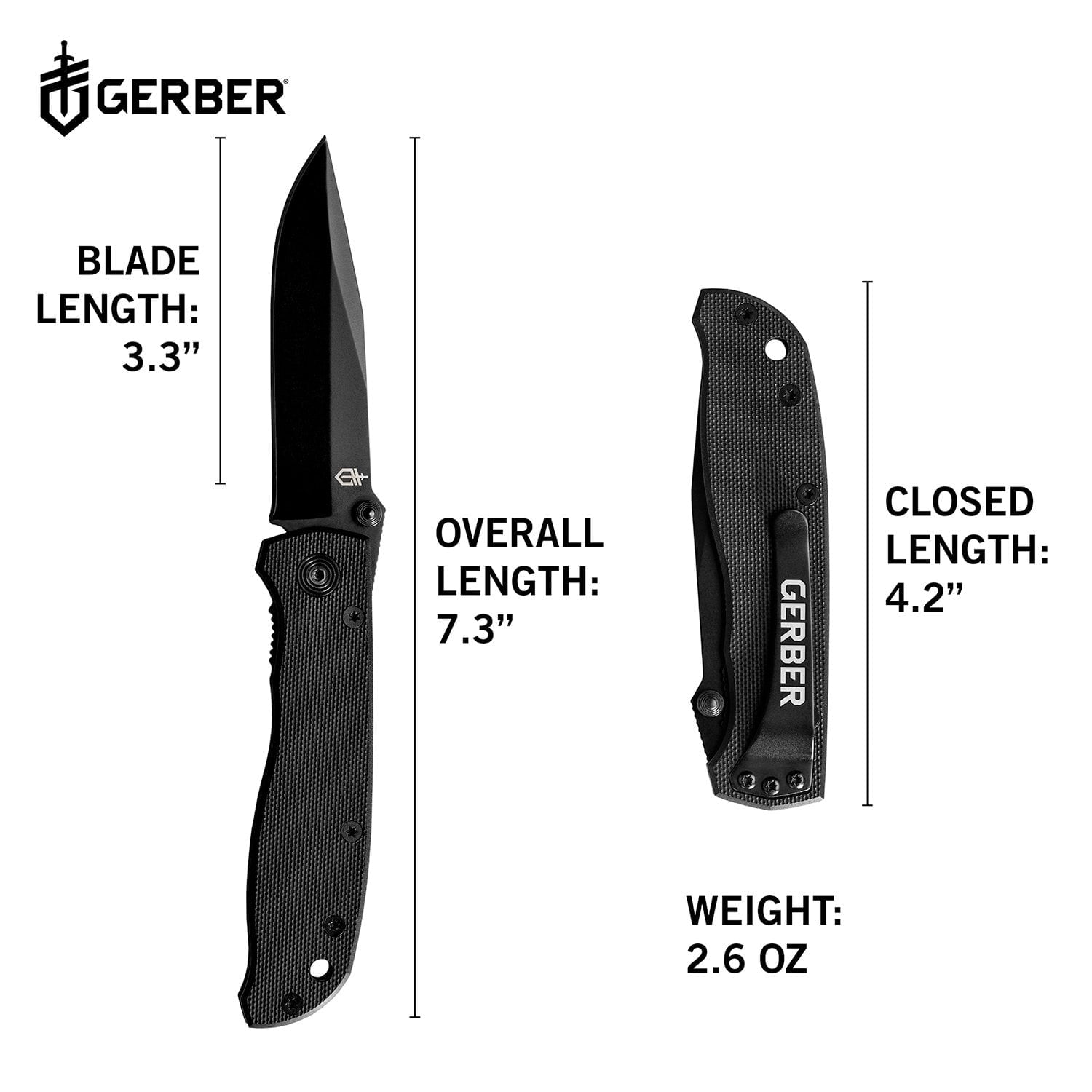 Gerber Gear Folding Pocket Knives Greatest Hits Gift Set 3-piece EDC Knife Set