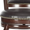 thumbnail image 5 of SAFAVIEH Pasquale Industrial Swivel Bar Stool with Footrest, Sierra/Brown, 5 of 5