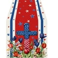 thumbnail image 2 of Uklsqma Independence Day Patriotic Table Runner, Multicolor Linen Table Linen Decor, 183 x 33 cm, Light Stain Resistant, for Dining Table Home Decor, 2 of 6