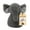 Elephant Gray, variant on Decorative Dog Door Stop - 2.3 lb. Weighted Door Stopper for Living Room, Bedroom or Office - Adorable Puppy Design with Gray Tartan Fabric - Durable and Stylish Door Holder