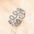 thumbnail image 5 of K-KED Gorgeous Women 925 Silver Filled Rings Cubic Zircon Wedding Delicate Jewelry Gift Sz 6-10-10, 5 of 7