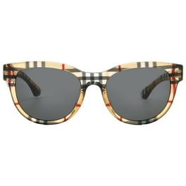 Burberry BE 4361 Plastic Womens Cat Eye Sunglasses Black