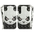 thumbnail image 2 of Case for Sony Xperia 1 III Cover Magnetic 3D Pattern Wallet Flip Case With Strap - Panda, 2 of 5