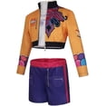 thumbnail image 4 of Guvpev G'irl's Pop Star Stage Performance Outfit with Top and Pants, Popular Singer Idol Group Halloween Cosplay Costume, 4 of 11