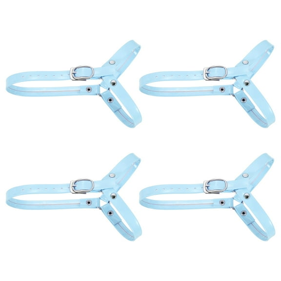 2Pairs Detachable Shoe Straps for Heels, Adjustable Ankle Strap, Light Blue