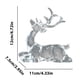 thumbnail image 3 of Transparent Acrylic Christmas Decoration Christmas Snow Ice Crystal Deer Pendant Scene Layout Decoration, 3 of 7