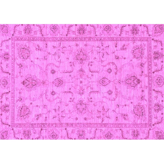 Ahgly Company Indoor Rectangle Abstract Purple Modern Area Rugs, 8' x 12'