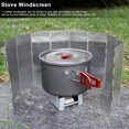 thumbnail image 2 of Sonew Pare-Vent pour Cuisinière, Mini Pare-Vent Portable Pliable d'Extérieur à 11 Plaques pour Camping, Pique-Nique, BBQ, 2 of 10