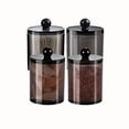 thumbnail image 1 of Of 12 Oz. Qtip Dispenser Apothecary Jars Bathroom with Labels, Cotton, 1 of 6