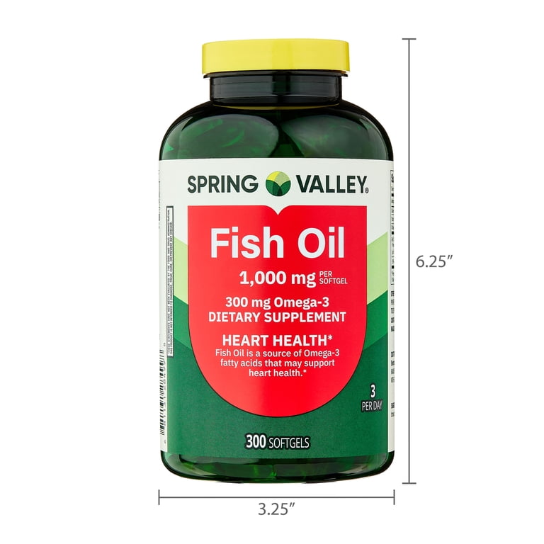 CÁCH SỬ DỤNG SPRING VALLEY OMEGA 3 ĐÚNG LIỀU LƯỢNG MỖI NGÀY
