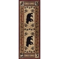 thumbnail image 3 of Nature Novelty 2.7' x 7' Brown and Beige Polypropylene Indoor Area Rug, 3 of 7