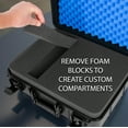 thumbnail image 6 of CASEMATIX Wireless Microphone Case for 12 Mics – Customizable Hard Shell Travel Mic Case with Foam Compatible with Shure, Sennheiser, AKG, Audio-Technica, 6 of 9