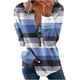 thumbnail image 2 of ICHUANYI Liquidación Tops para Mujer Otoño Manga Larga Jersey Suelto Camisa Elegante Casual Señoras Rayas Cuello Redondo Sudaderas ICHUANYI WER202308247314, 2 of 5