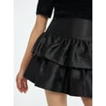 thumbnail image 4 of Scoop Women's and Women's Plus Tiered Ruffle Mini Skirt, Sizes XS-4X, 4 of 6