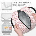 thumbnail image 3 of Daiia Cute Hand Drawn Hearts Pattern Lunch Bag , Insulated Lunch Box, Small Leakproof Cooler Food Lunch Containers Reusable High Capacity Lunch Tote Bags-One Size, 3 of 6