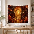 thumbnail image 5 of Ornate Archway Elaborate with Scrollwork Filigree Harvest Toned, Mystical Fantasy for Space Lovers, Wall Decor, Mother'S Day Gift, Tapestry Wall Hanging for Dorm and Living Room, 5 of 7