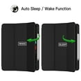 thumbnail image 5 of JETech Case for iPad Pro 12.9-Inch (5th Generation, 2021 Model) with Pencil Holder, Support 2nd Pencil Charging, Slim Tablet Cover with Soft TPU Back, Auto Wake/Sleep (Black), 5 of 8